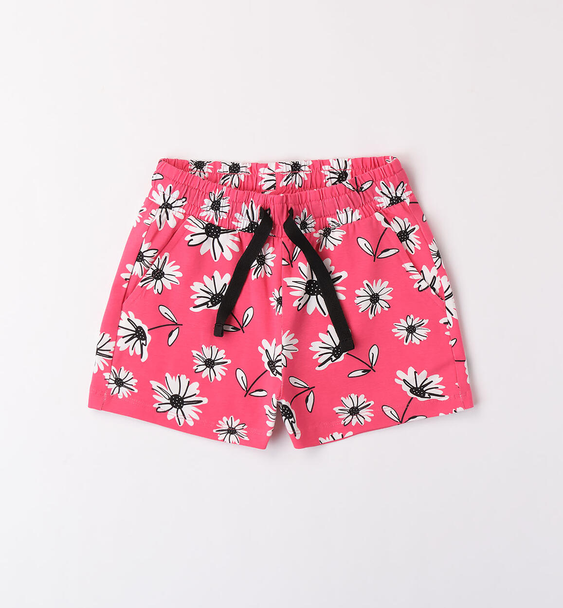 Shorts margherite per ragazza ROSSO iDO