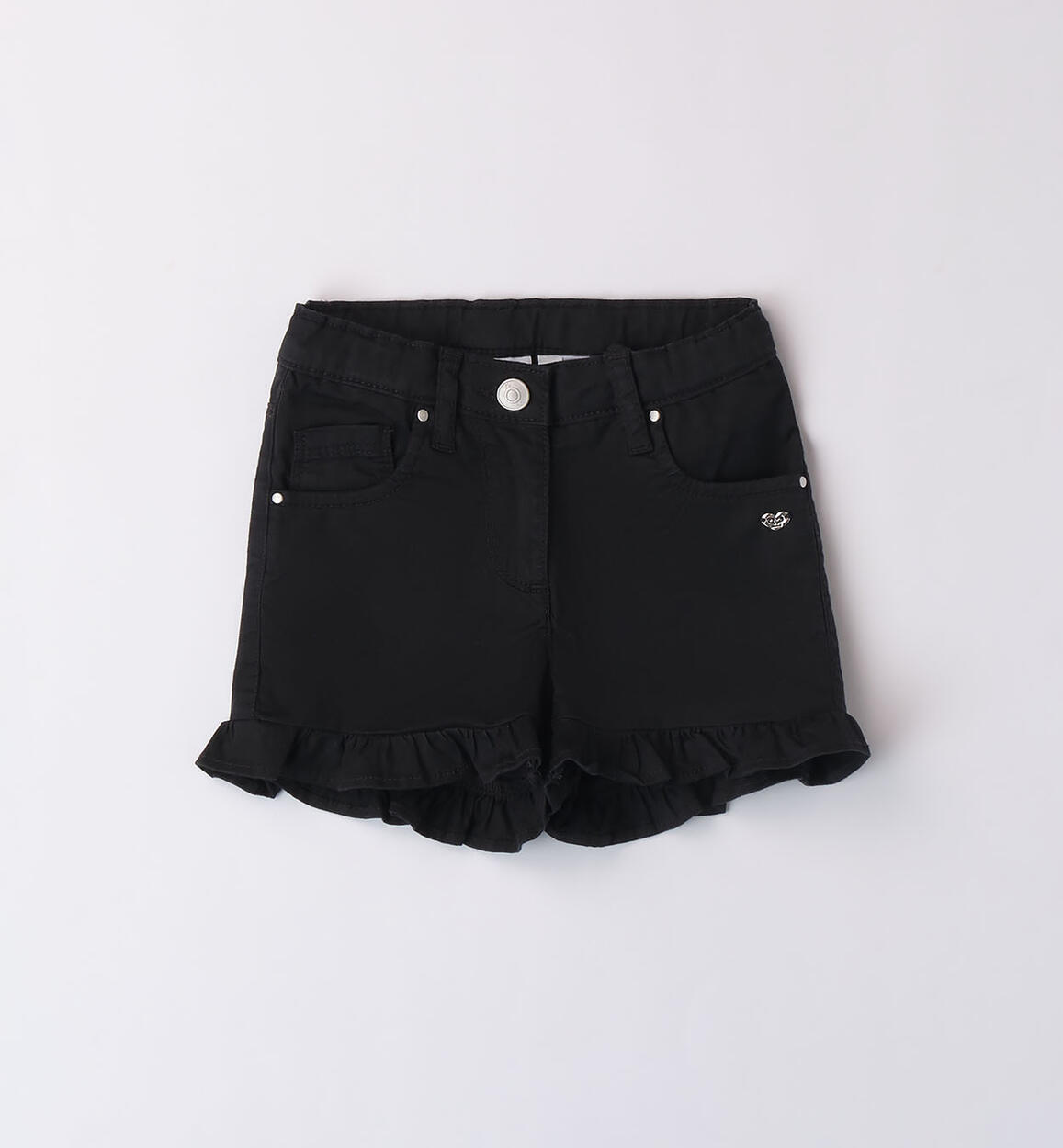 Shorts per bambina NERO Sarabanda