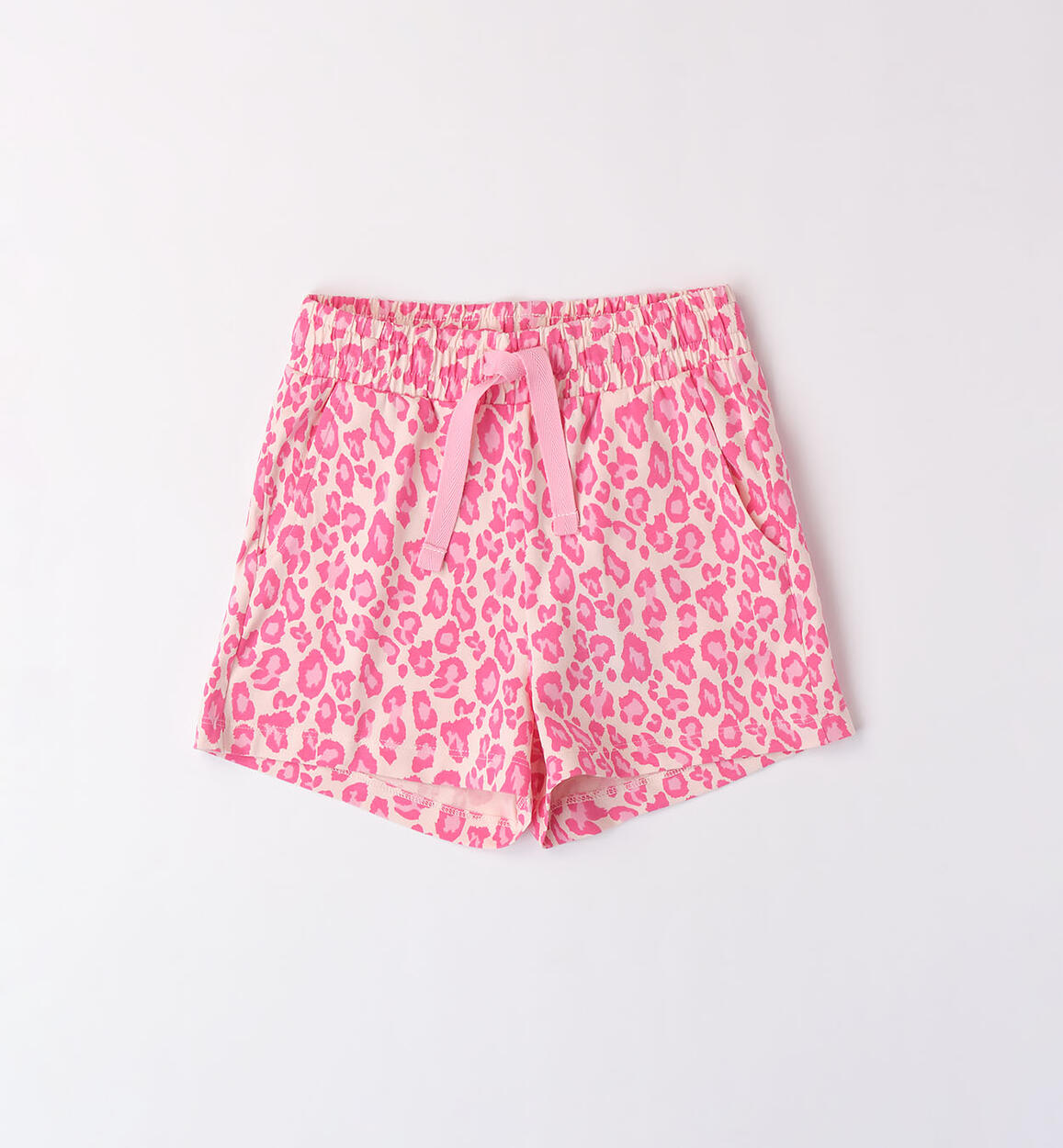 Shorts per ragazza animalier ROSA iDO