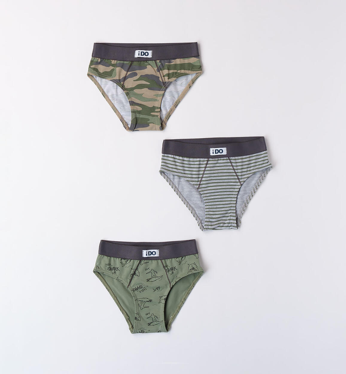 Boys' briefs GREEN iDO