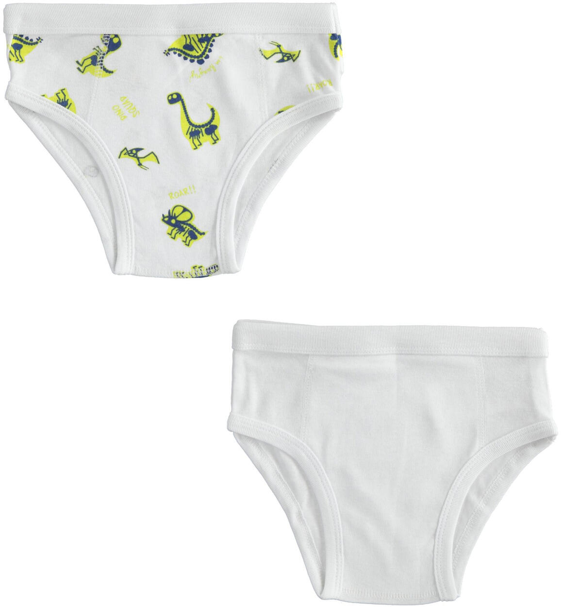 Slip intimo per bambino 100% cotone VERDE iDO