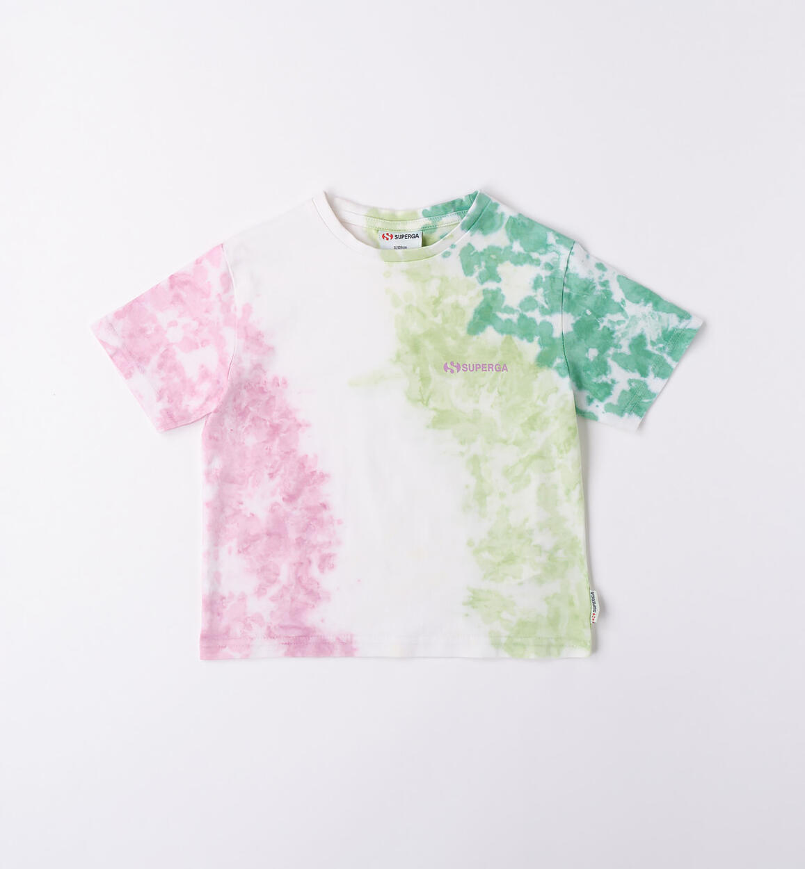 T-shirt 100% cotone bambina Superga VERDE SUPERGA