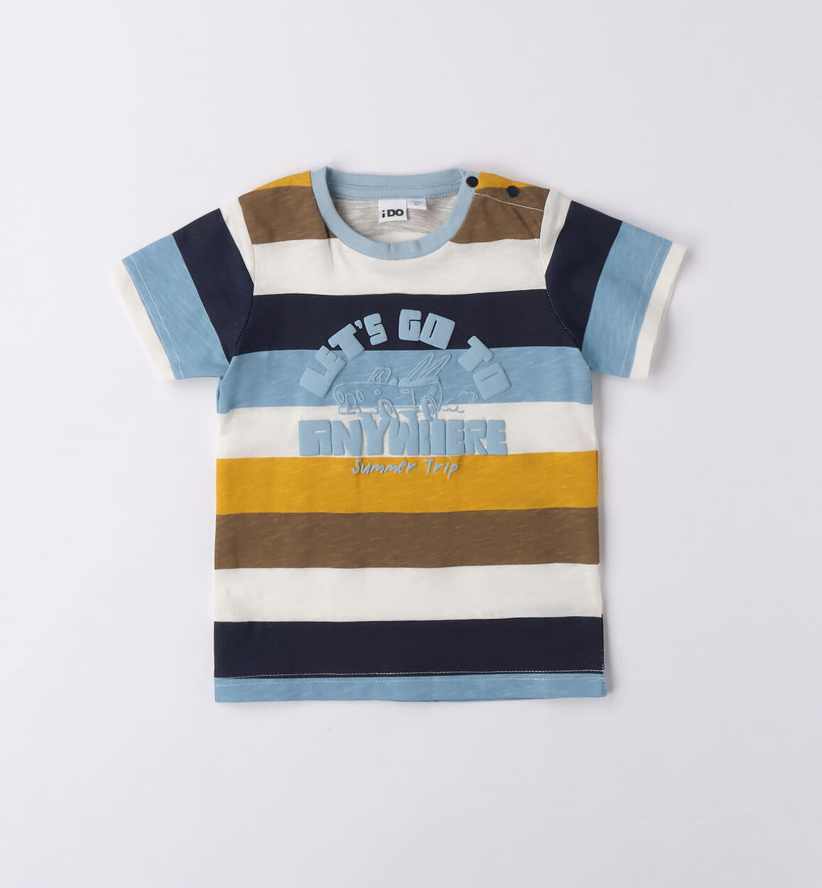 T-shirt bambino righe multicolor PANNA iDO