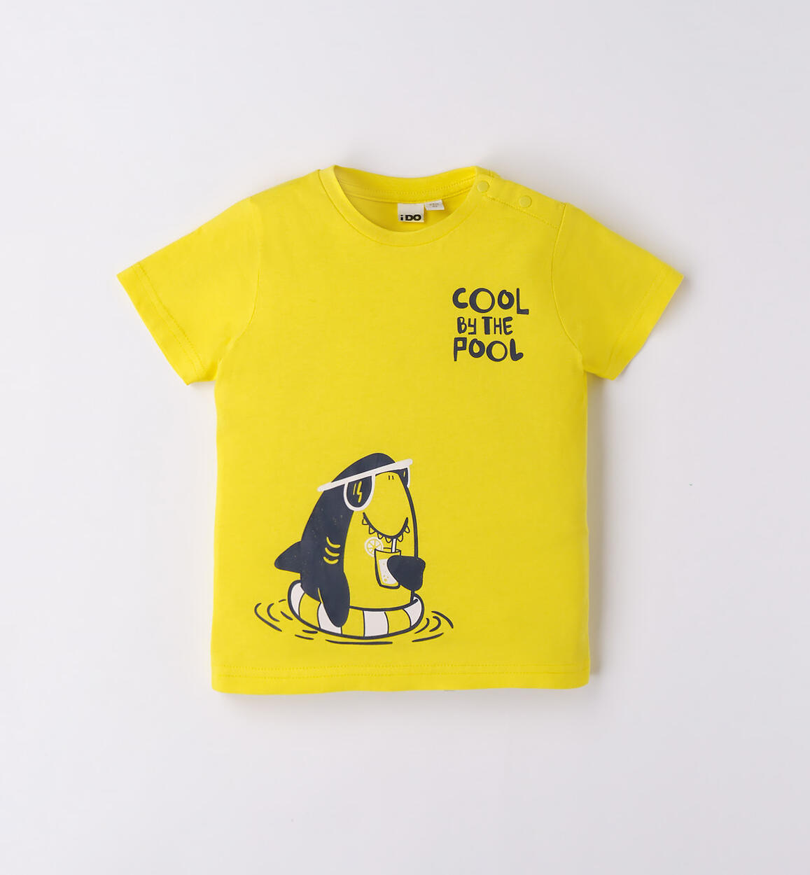 T-shirt bambino simpatiche stampe GIALLO iDO