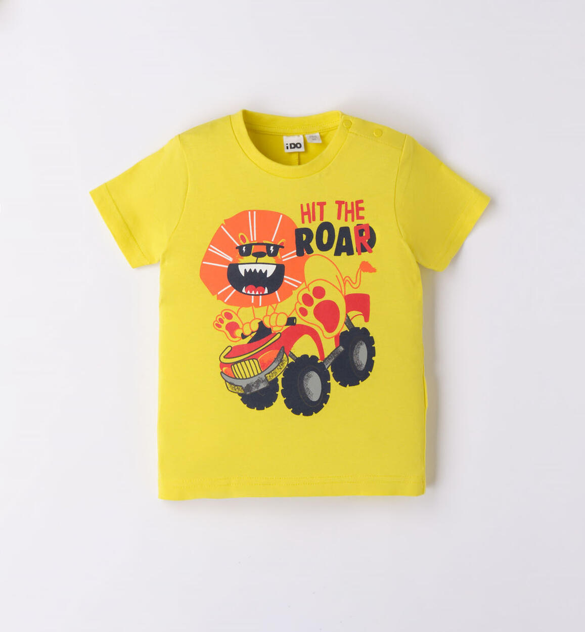 T-shirt bambino varie grafiche GIALLO iDO