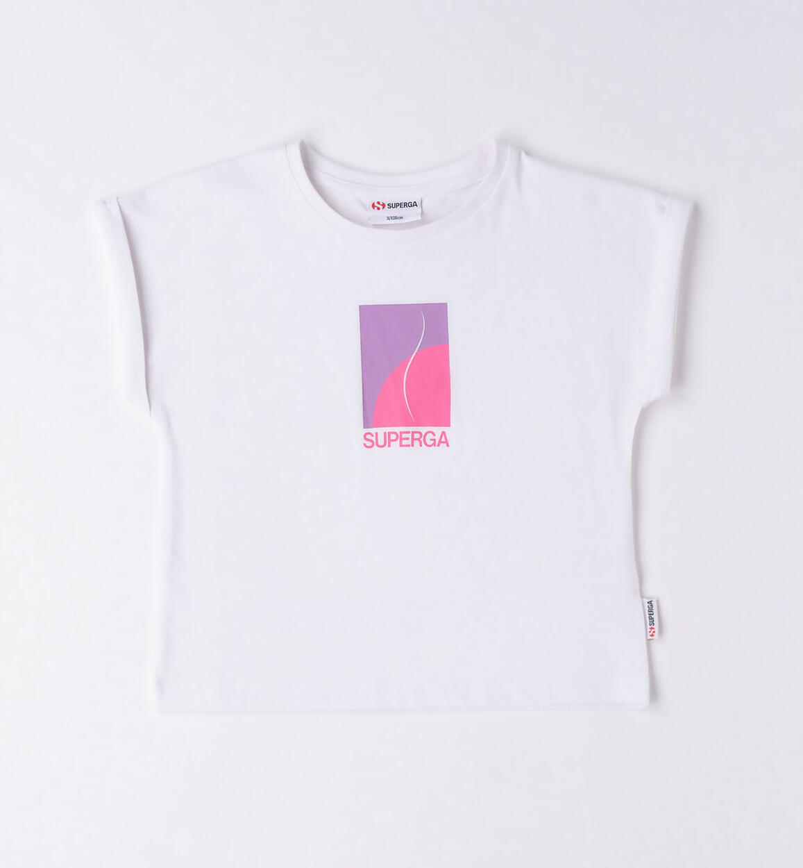 T-shirt bianca bambina Superga BIANCO SUPERGA