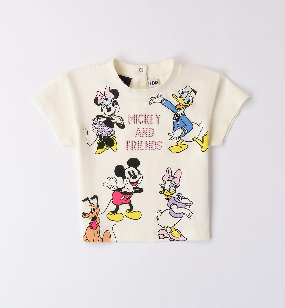 Girls' white Disney T-shirt WHITE iDO