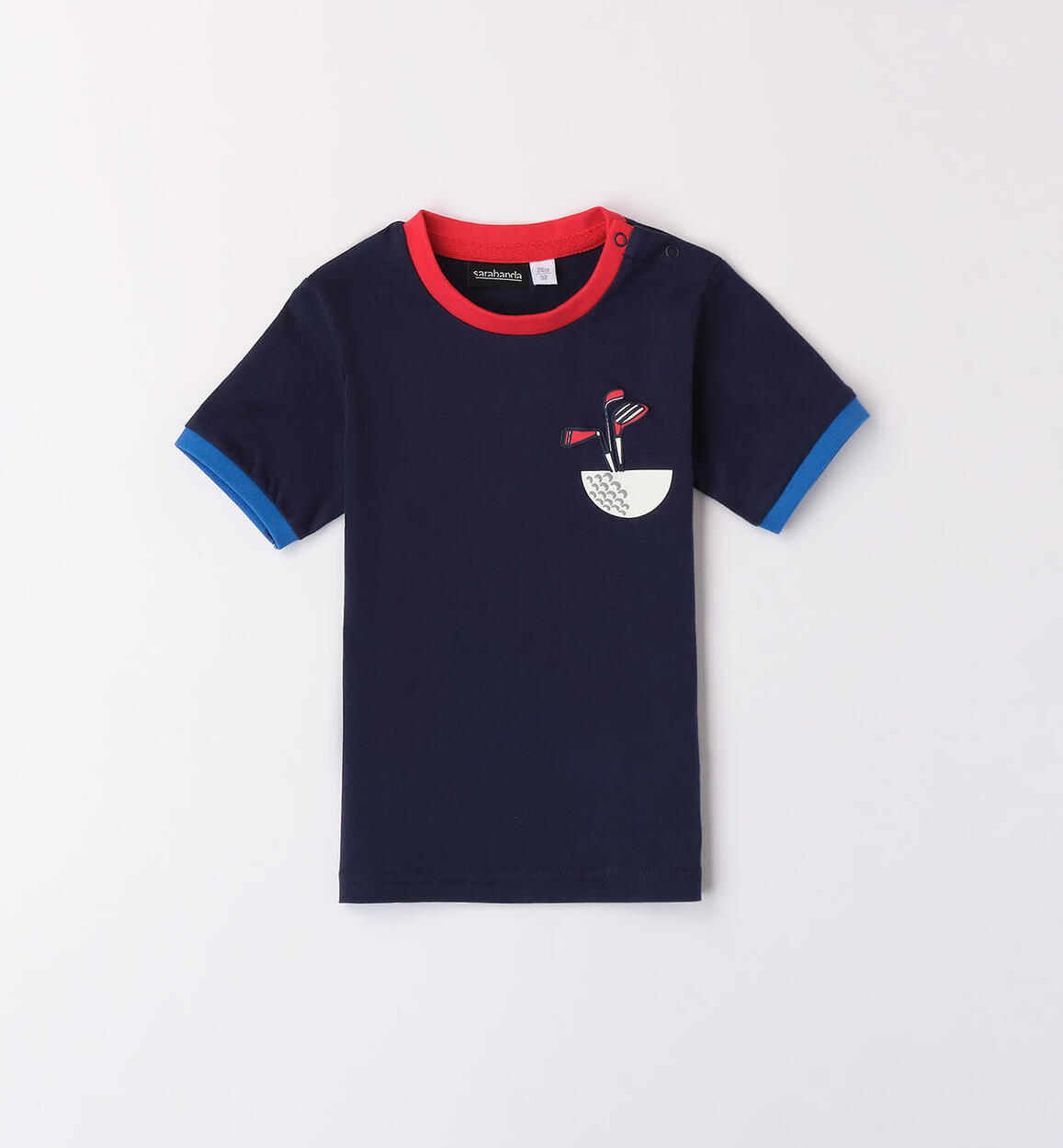 T-Shirt blu bambino BLU Sarabanda