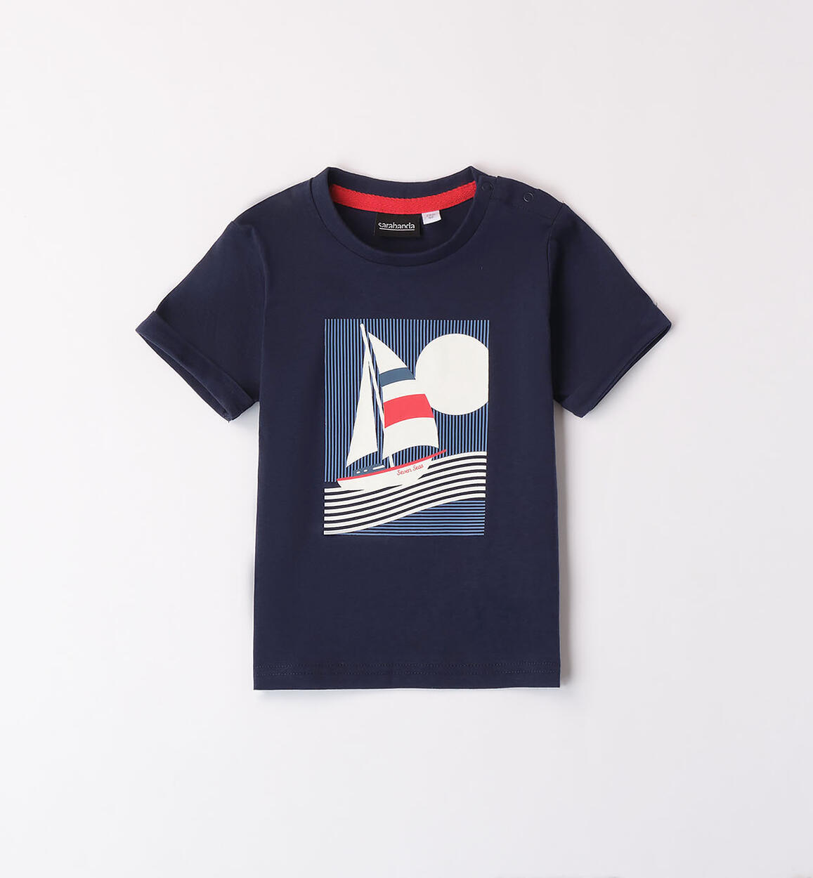 T-shirt blu per bambino BLU Sarabanda