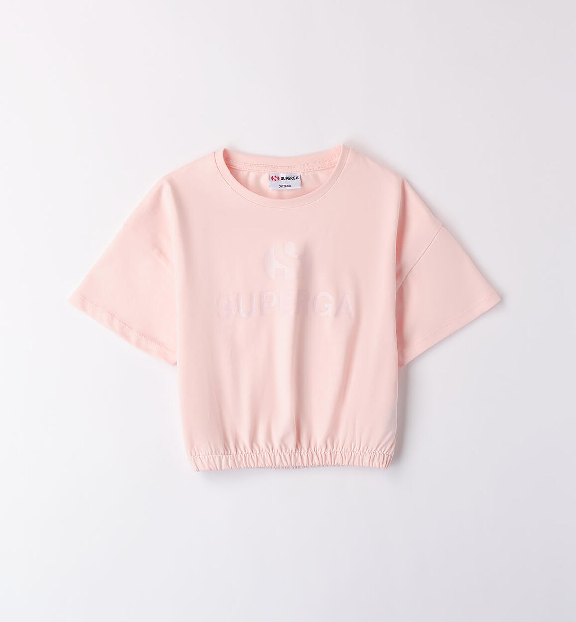 T-shirt con elastico Superga ROSA SUPERGA