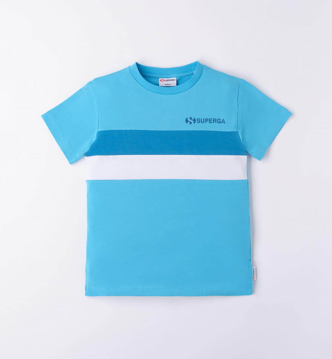 T-shirt con inserti AZZURRO SUPERGA