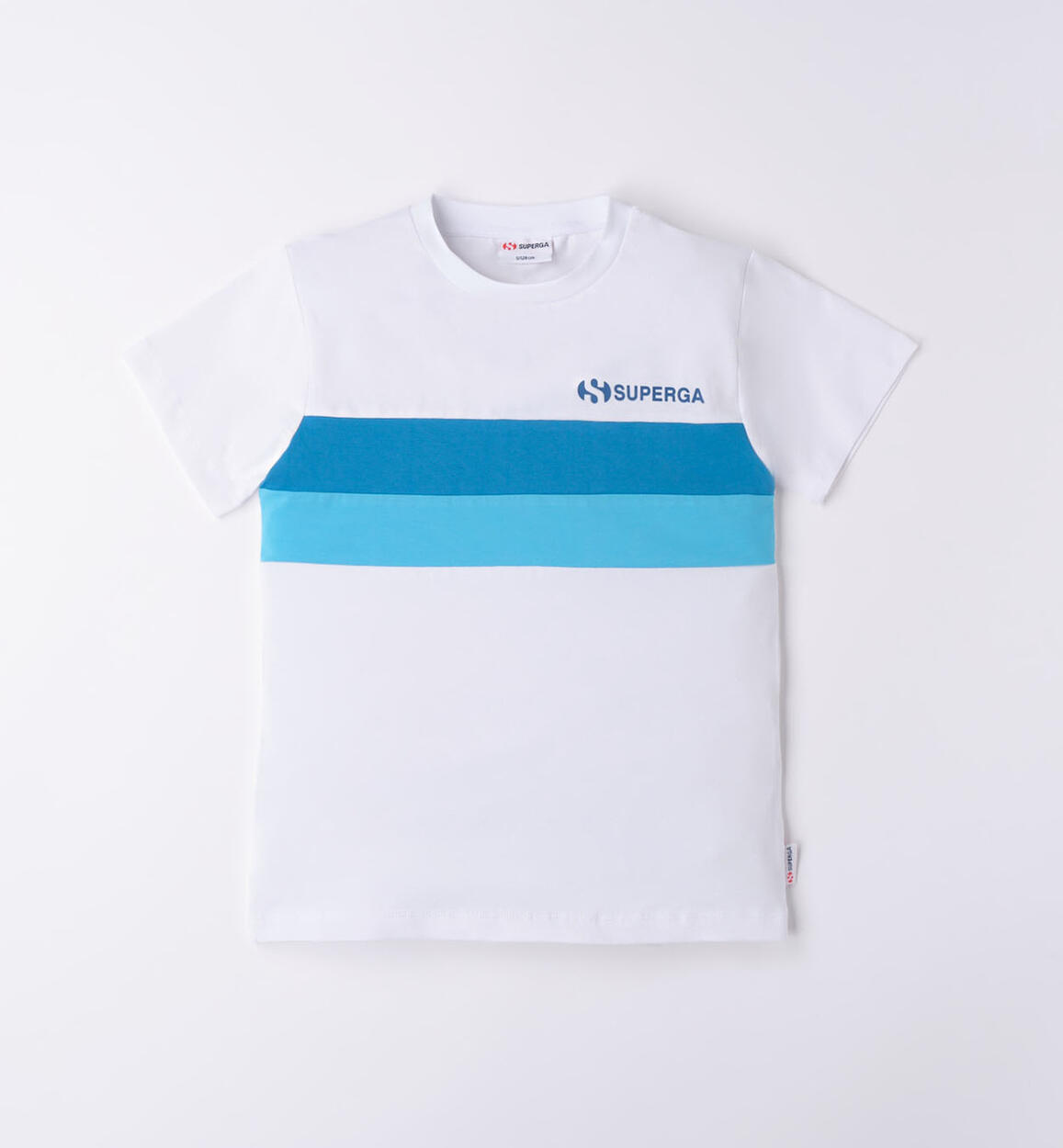 T-shirt con inserti BIANCO SUPERGA