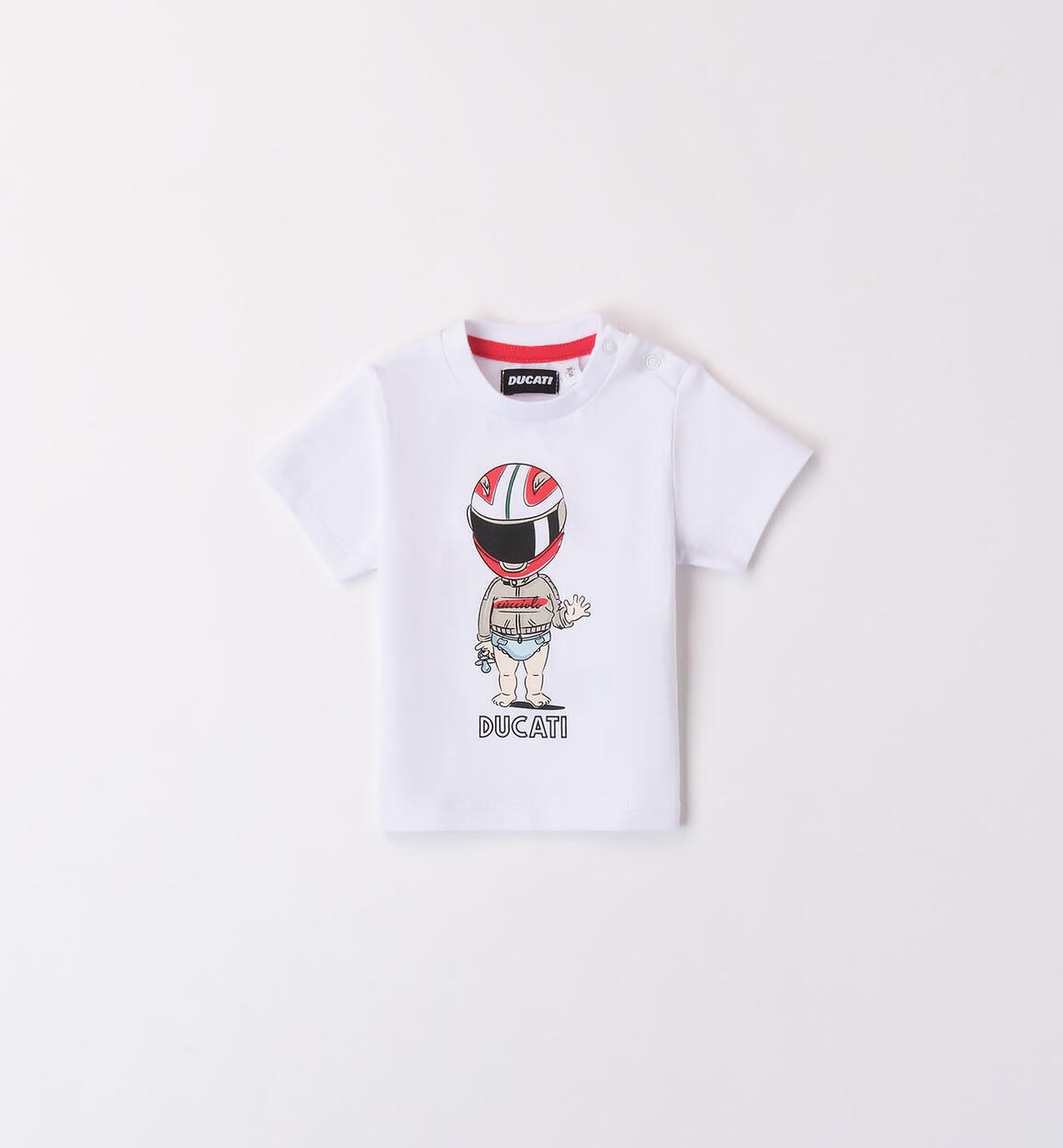 Ducati boys' printed t-shirt WHITE DUCATI