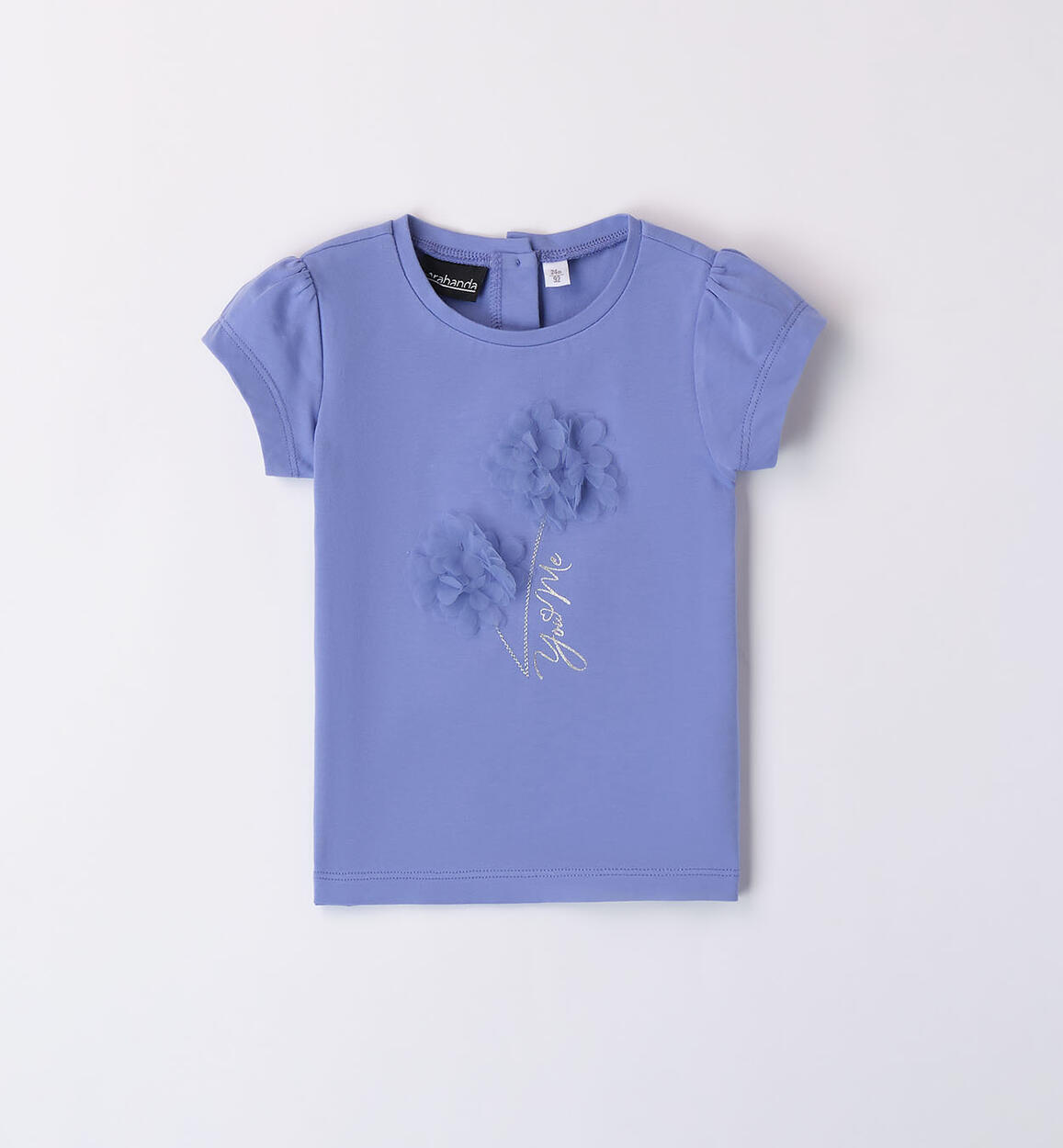 T-shirt per bambina con tulle VIOLA Sarabanda