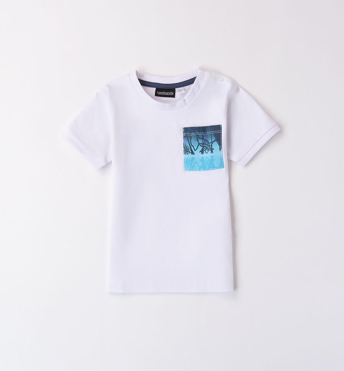 T-shirt per bambino 100% cotone BIANCO Sarabanda