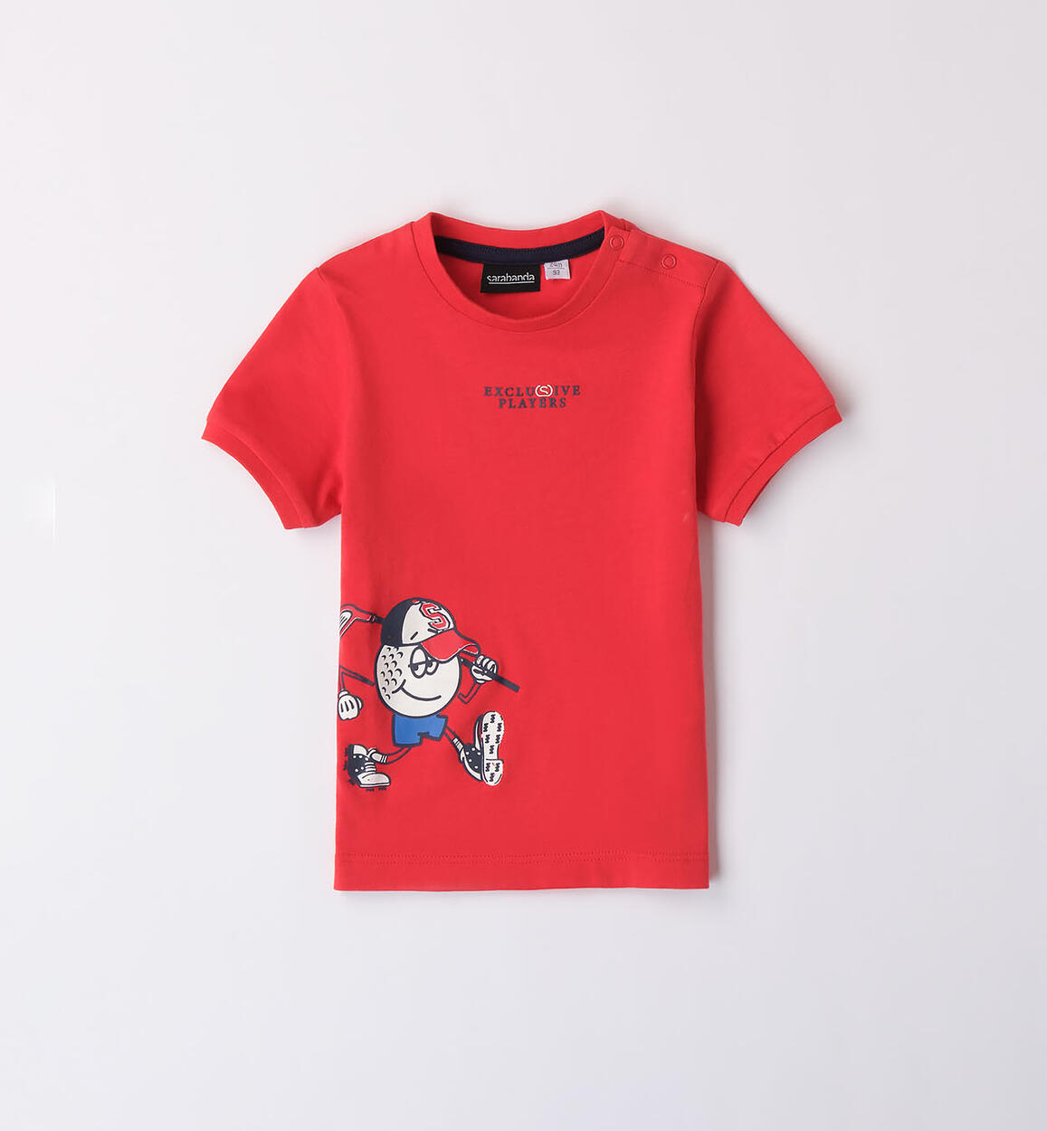 T-shirt per bambino ROSSO Sarabanda