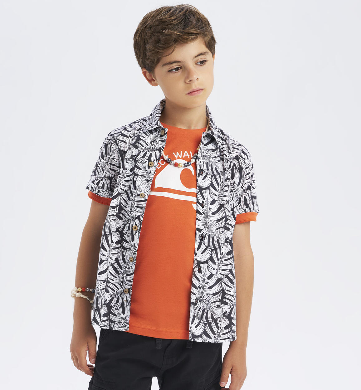 Boys' T-shirt in 100% cotton ORANGE Sarabanda