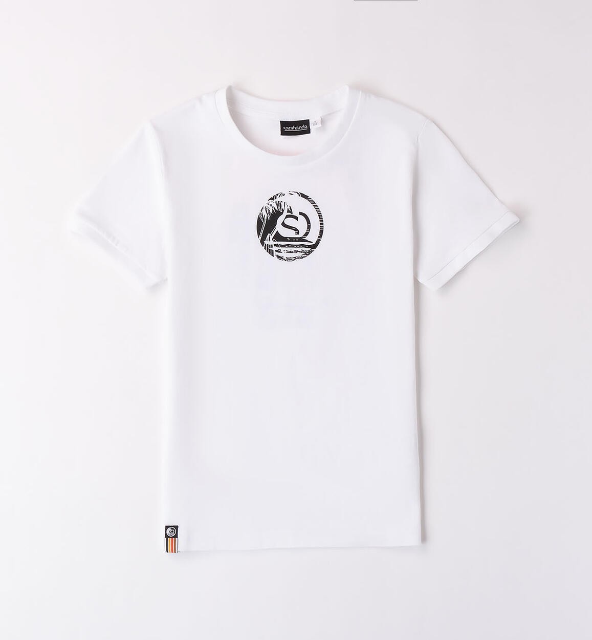 Boys' T-shirt with photographic print WHITE Sarabanda