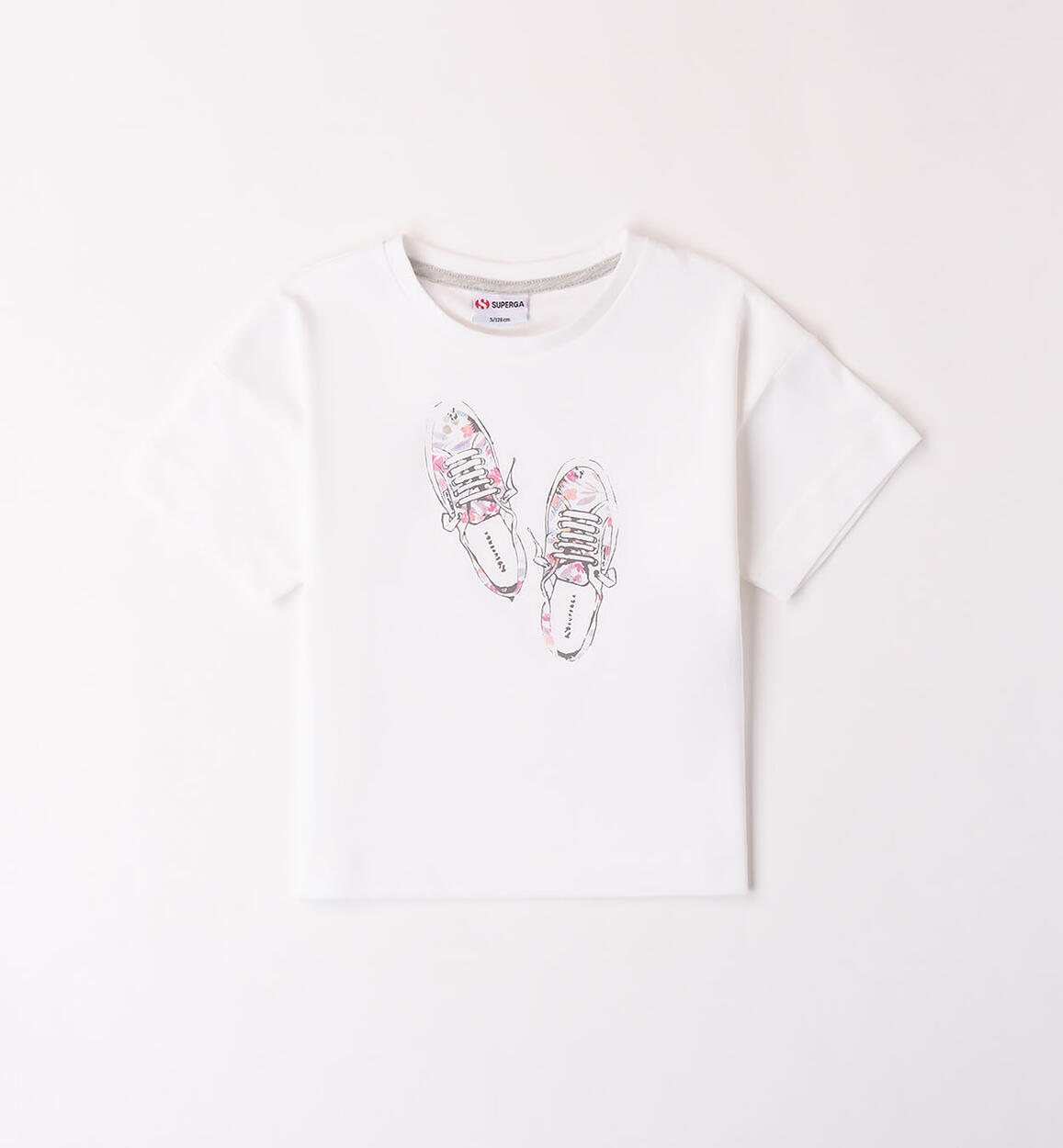 Superga T-Shirt for Girls WHITE SUPERGA