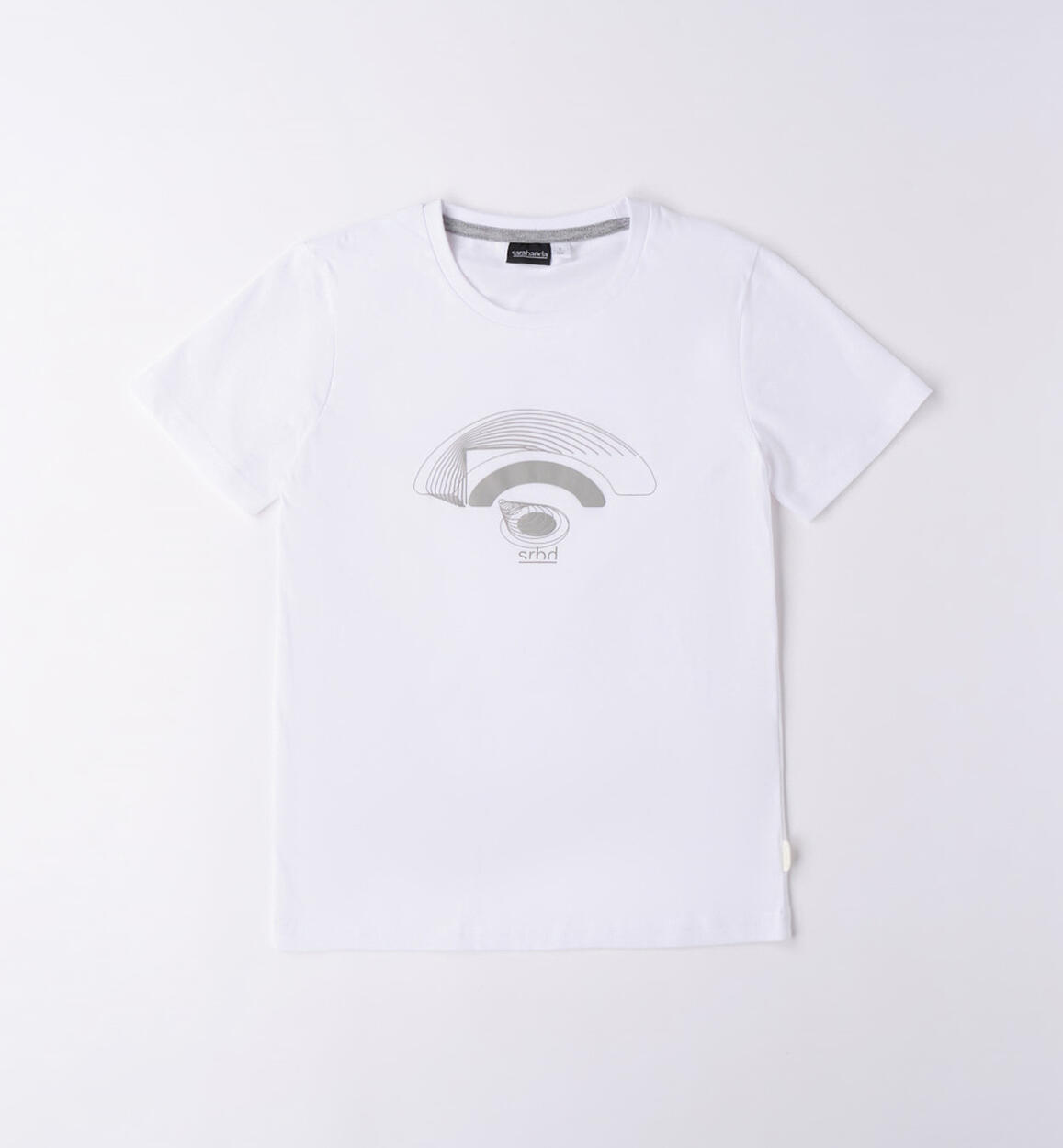 T-shirt ragazzo 100% cotone BIANCO Sarabanda