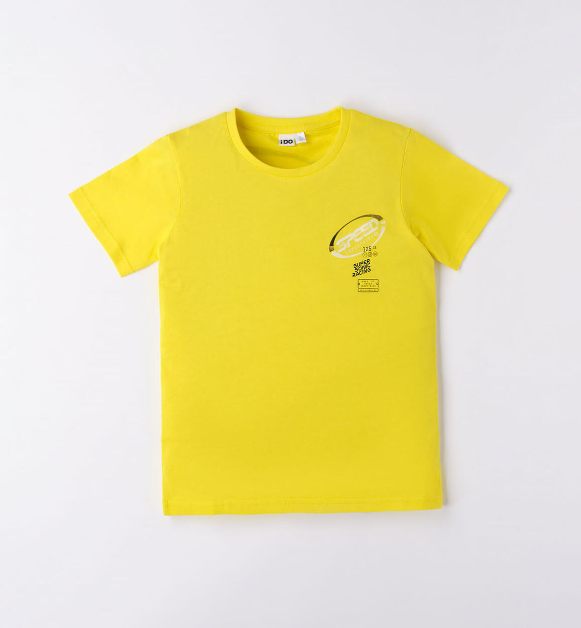 T-shirt ragazzo 100% cotone GIALLO iDO