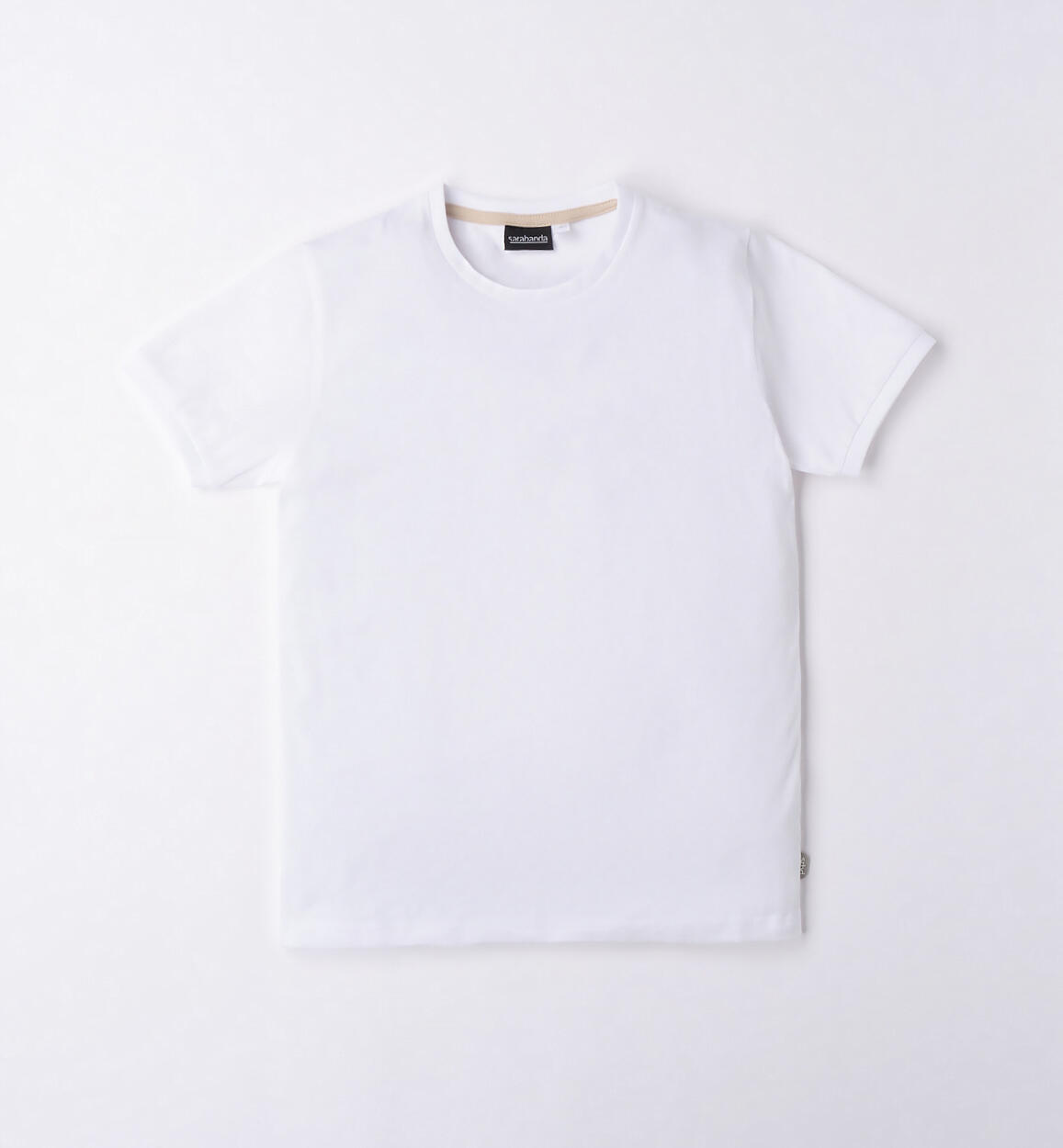 T-shirt ragazzo BIANCO Sarabanda