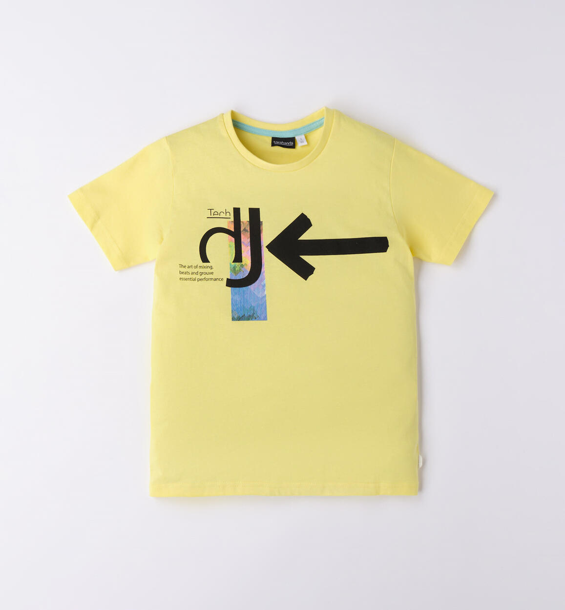 T-shirt ragazzo colorata GIALLO Sarabanda