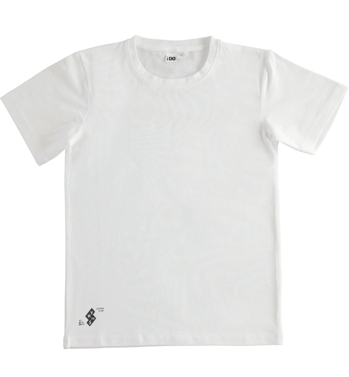 T-shirt ragazzo in cotone BIANCO iDO