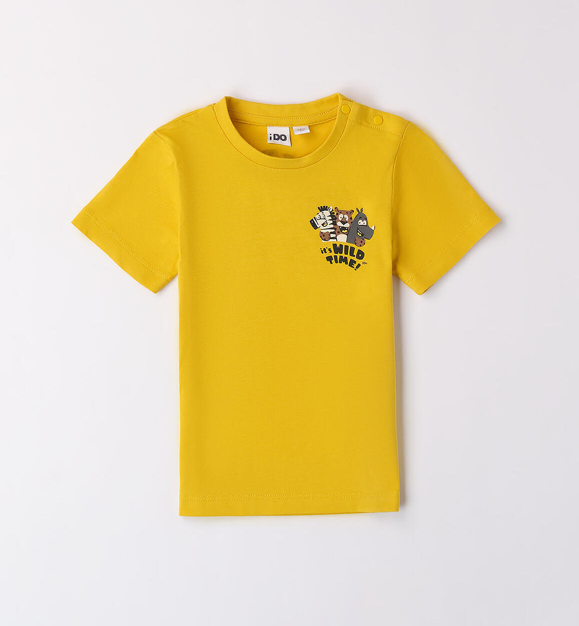 T-shirt savana per bambino GIALLO iDO