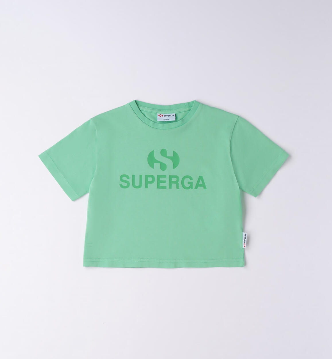 T-shirt Superga 100% cotone bambina ROSSO SUPERGA