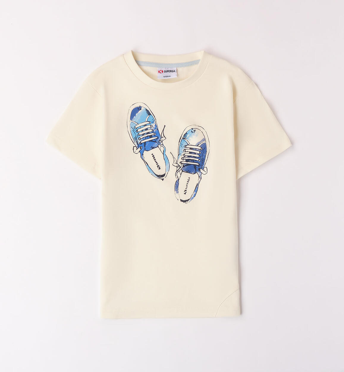 T-shirt Superga 100% cotone BIANCO SUPERGA