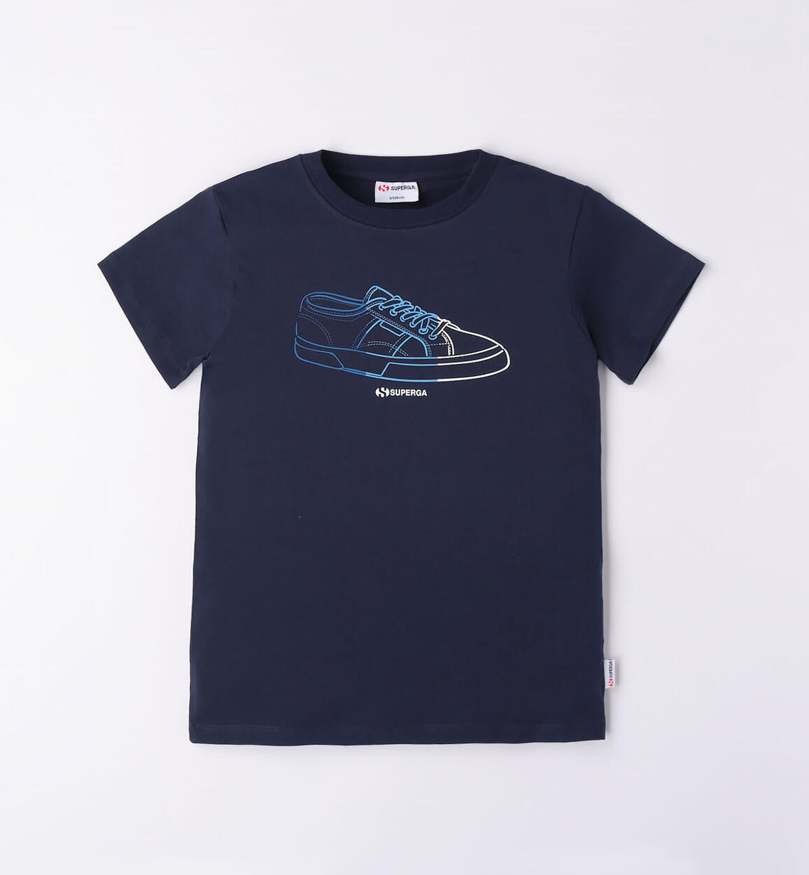 T-shirt Superga bambino BLU SUPERGA