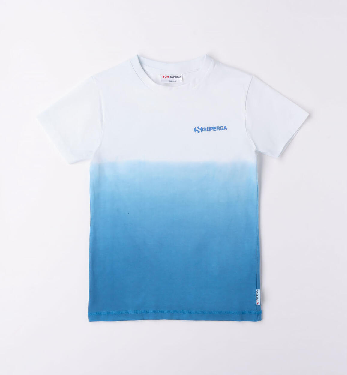 T-shirt Superga bambino sfumata BIANCO SUPERGA