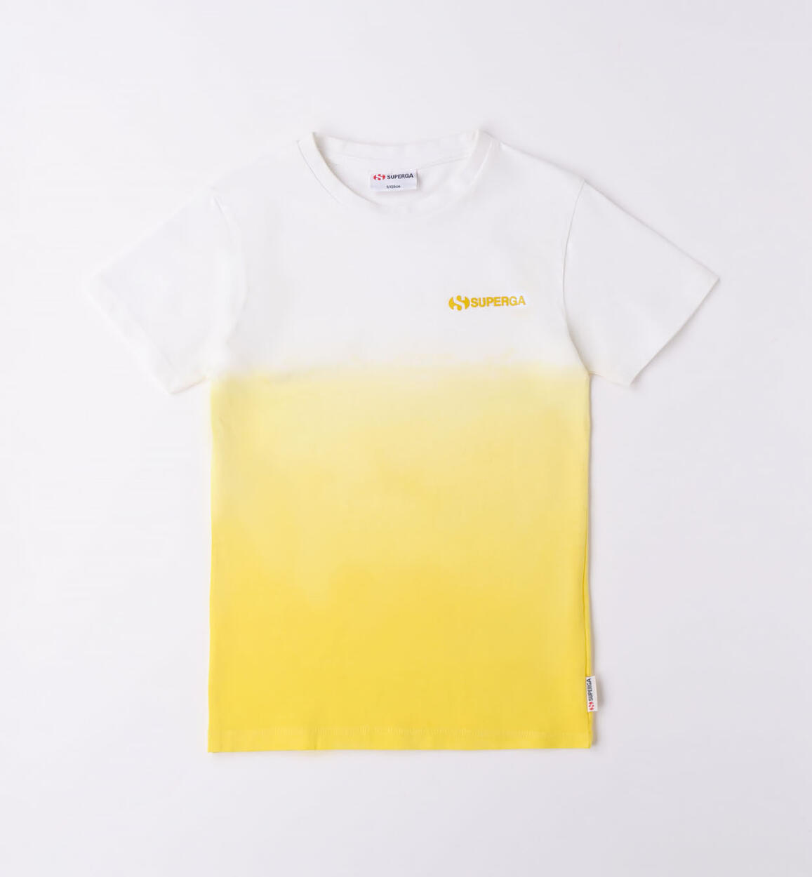 T-shirt Superga bambino sfumata GIALLO SUPERGA