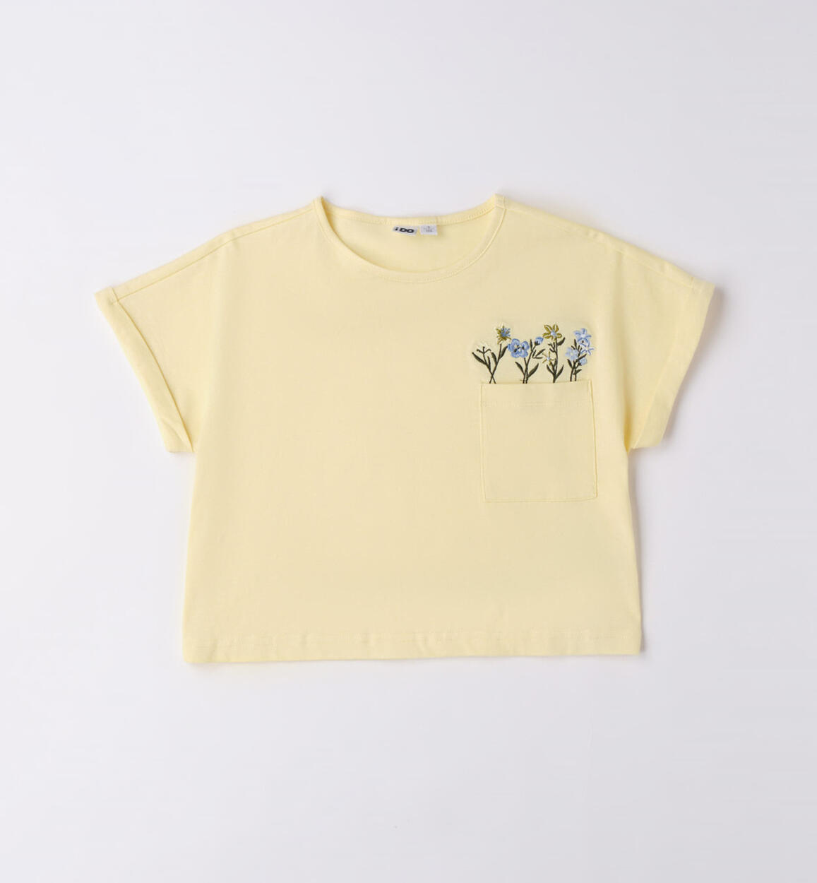 T-shirt taschino ragazza GIALLO iDO