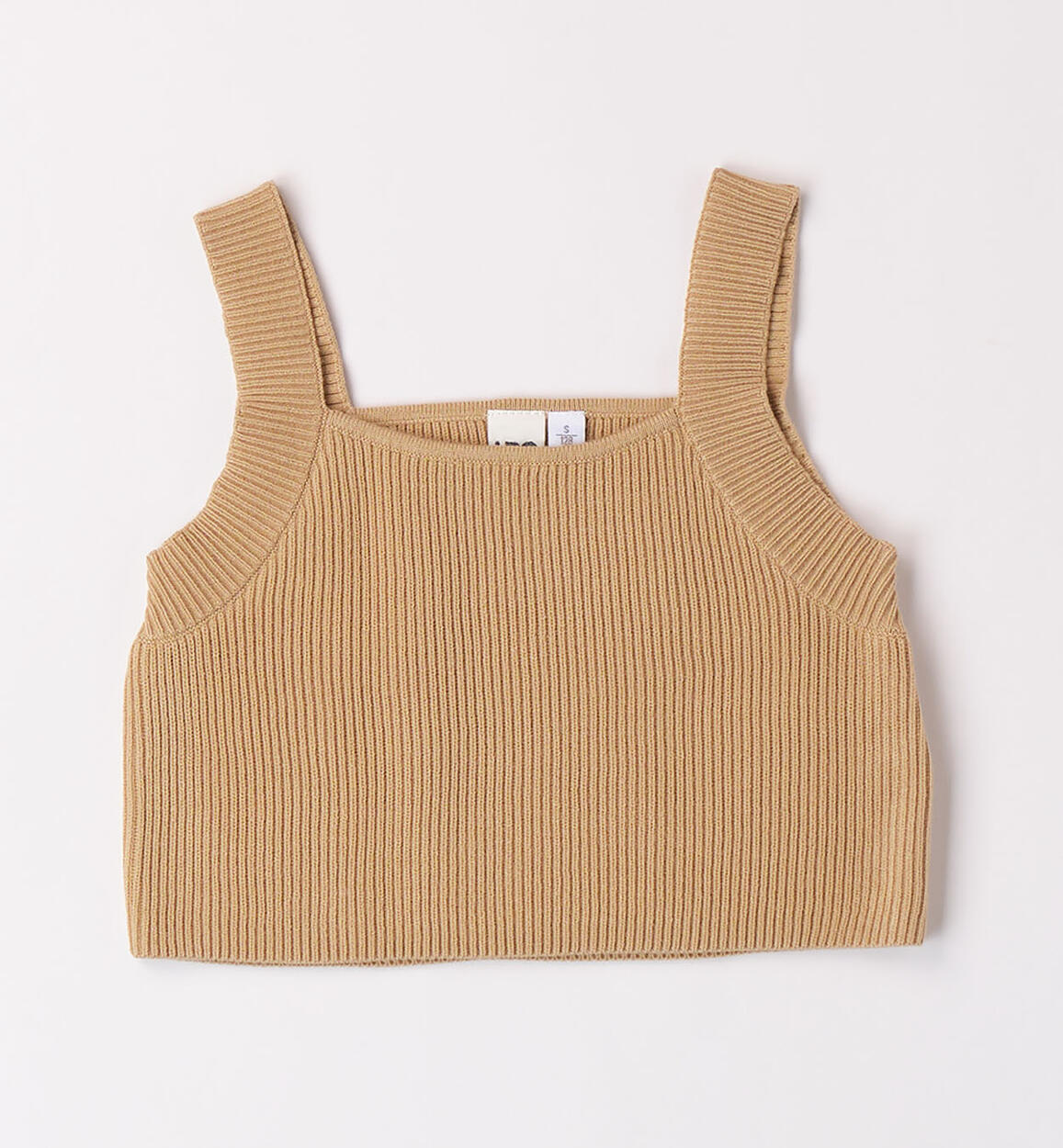 Girl's tank top with straps BEIGE iDO