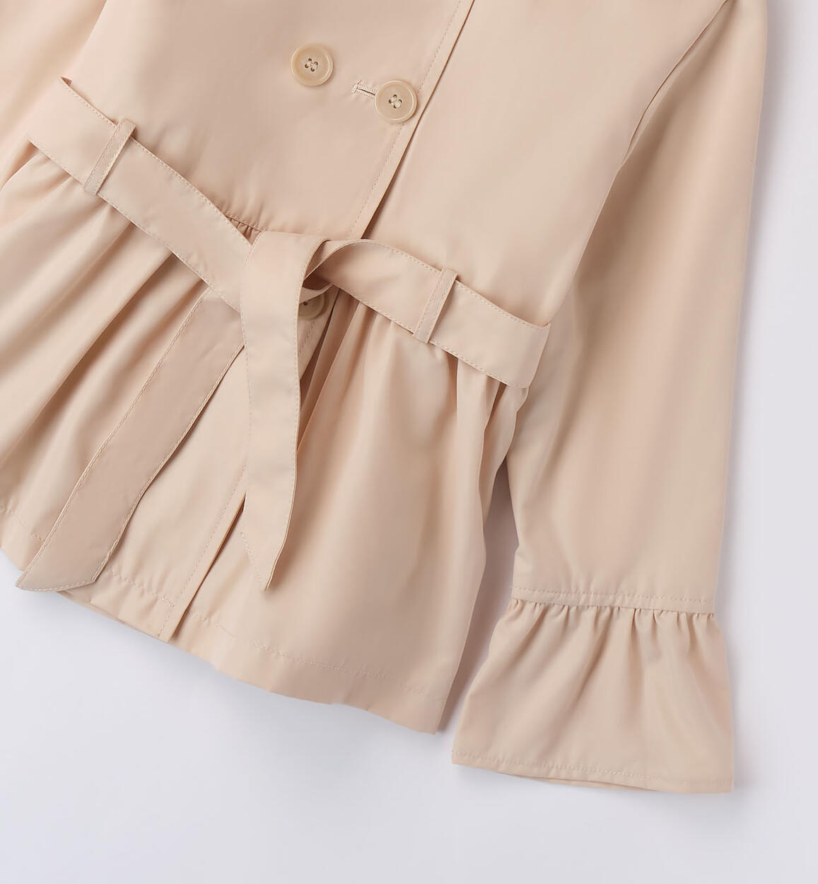 Trench per ragazza BEIGE Sarabanda