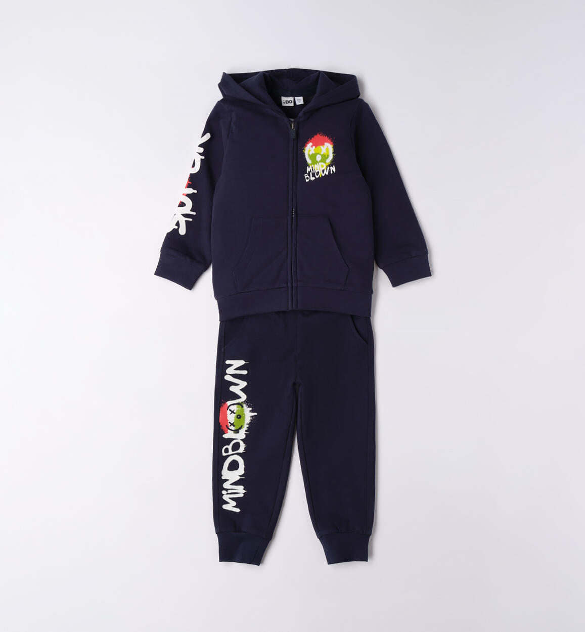 Tuta bambino in felpa stile urban BLU iDO