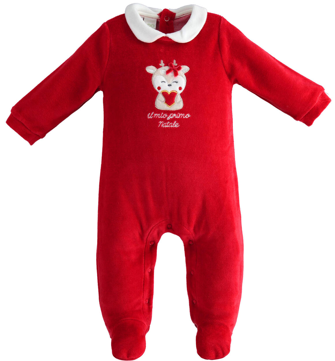 Tutina Natale neonato ROSSO iDO