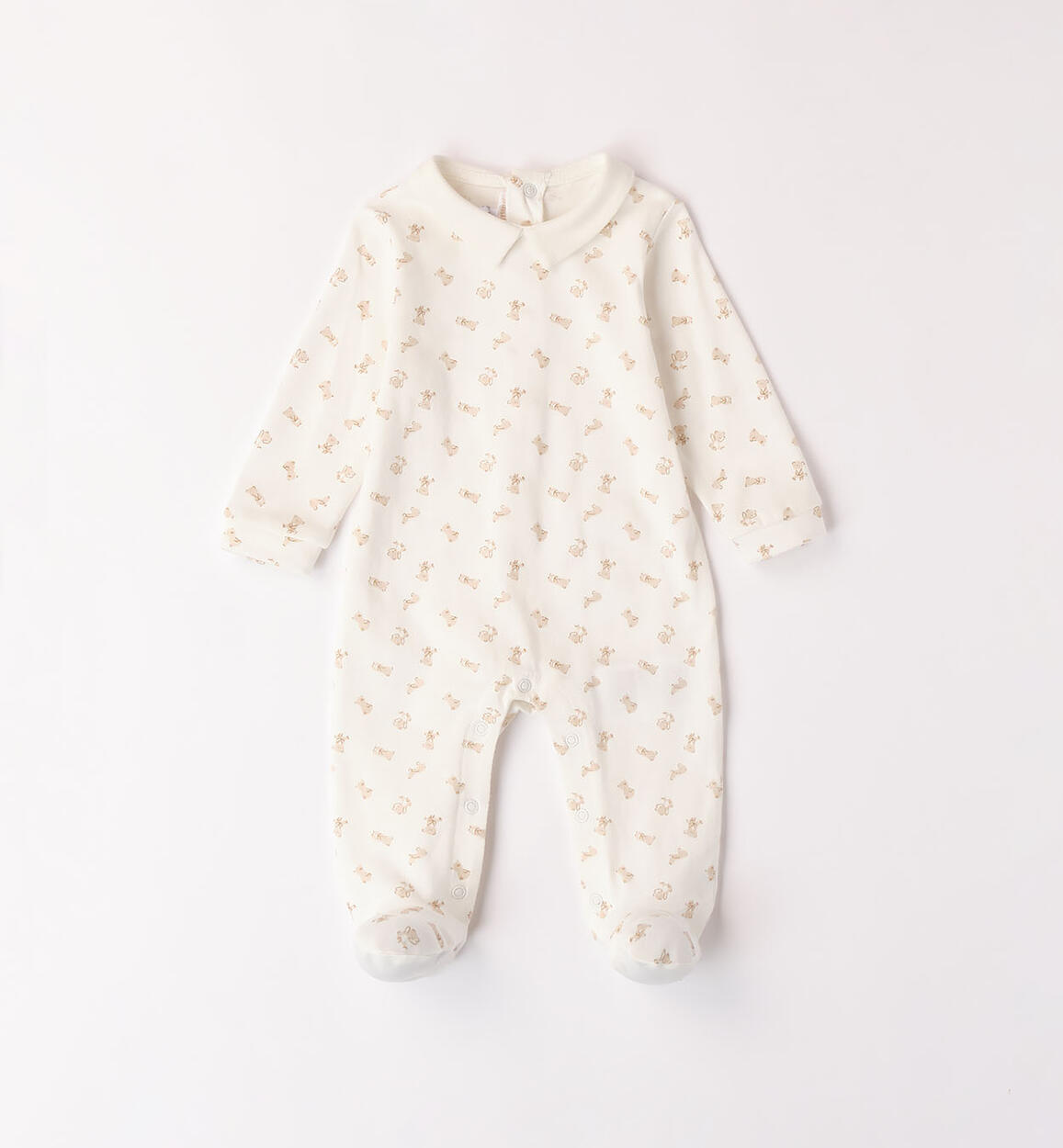 Unisex babygrow CREAM Minibanda