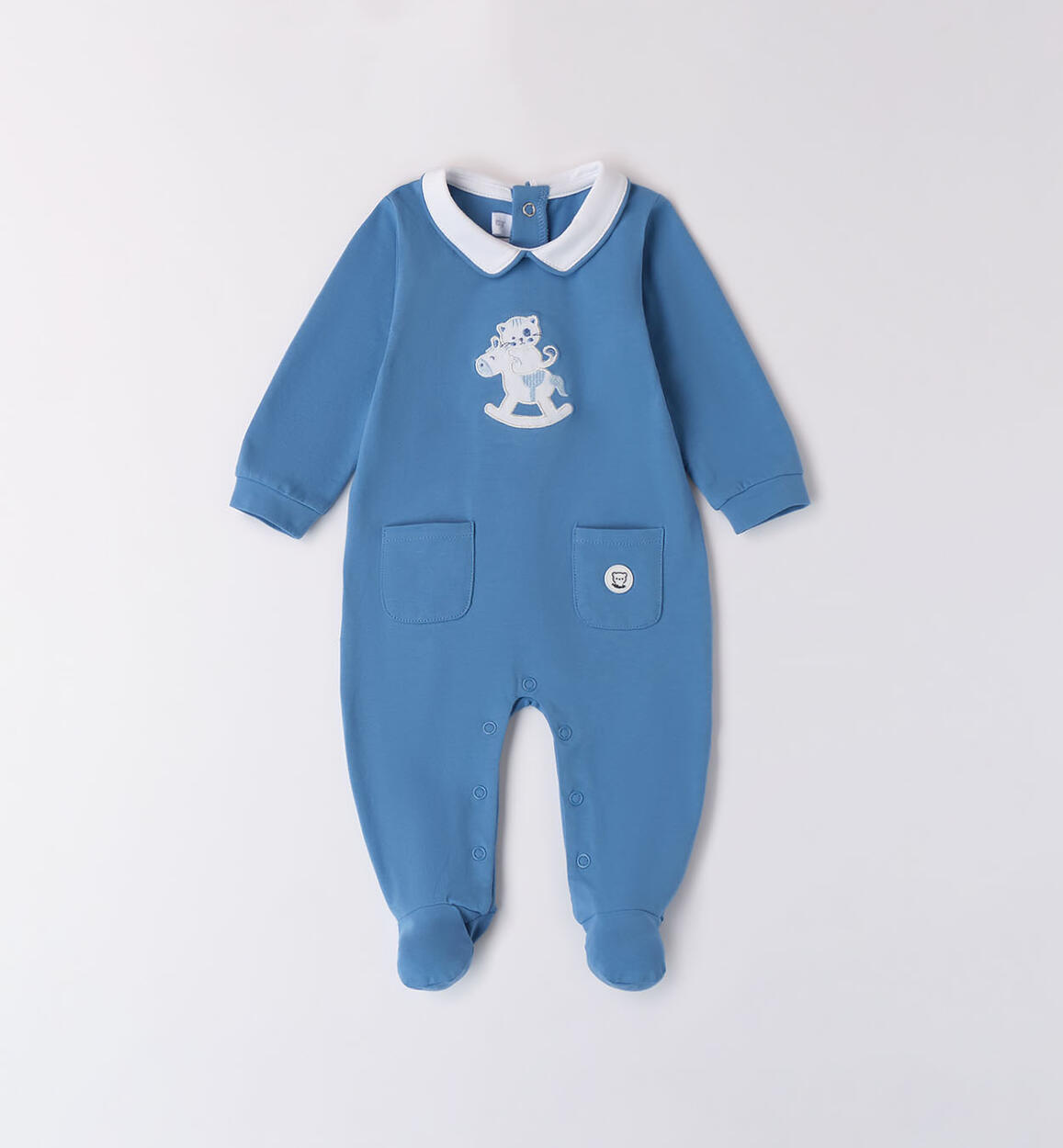 Babygrow for boys BLUE Minibanda